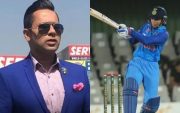 Aakash Chopra and Smriti Mandhana (Pic Source-Twitter))