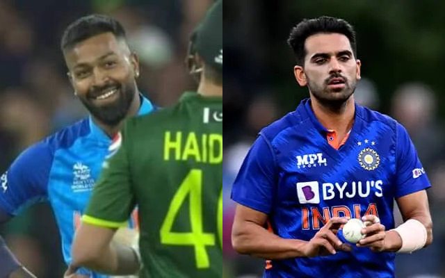 Hardik Pandya Deepak Chahar (Photo Source: Twitter)