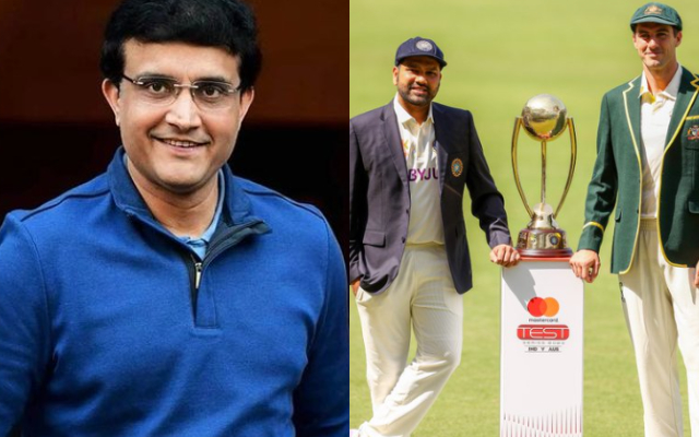 Sourav Ganguly Rohit Sharma Pat Cummins (Photo Source: Twitter)