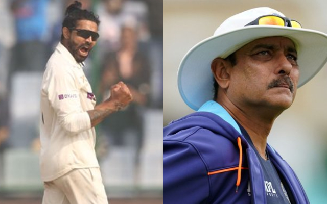 Ravindra Jadeja Ravi Shastri (Photo Source: Twitter)