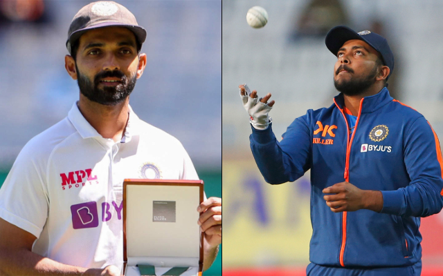 Ajinkya Rahane Prithvi Shaw (Photo Source: Twitter)