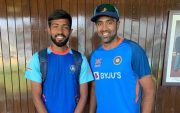 Mahesh Pithiya and Ravichandran Ashwin (Image Credit- Twitter)