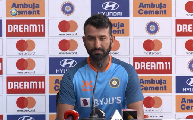 Chetsehwar Pujara (Photo Source: Twitter)