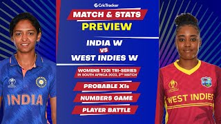 India W vs West Indies W | T20I | Tri- series | Match-3 | Match Stats and Preview
