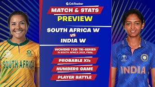SA W vs IND W Playing XI | SA W vs IND W Head 2 Head | Tri-Series | Match Stats and Preview
