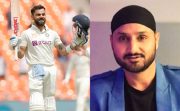 Virat Kohli and Harbhajan Singh (Image Source: BCCI Twitter/Twitter)