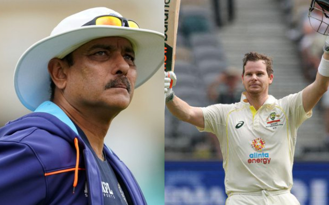 Ravi Shastri Steve Smith (Photo Source: Twitter)