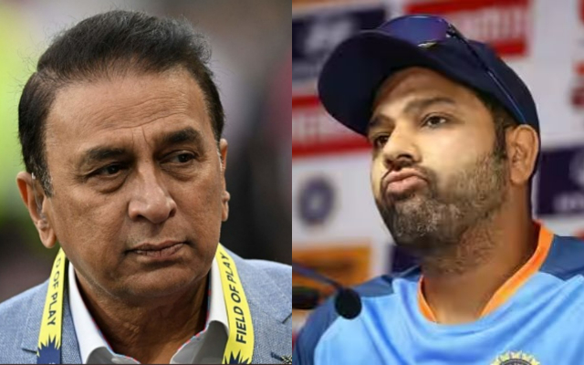 Sunil Gavaskar and Rohit Sharma (Image Credit- Twitter)