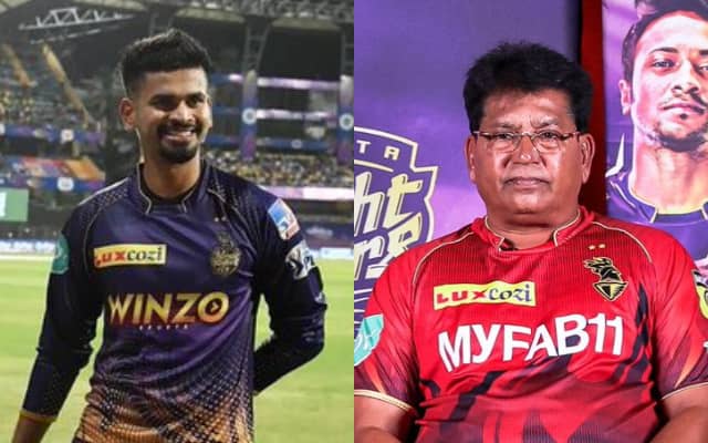 Shreyas Iyer Chandrakant Pandit (Photo Source: Twitter)