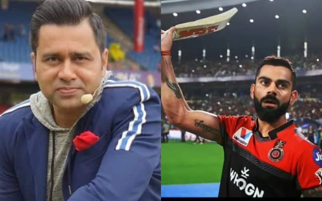 Virat Kohli Aakash chopra (Photo Source: Twitter)