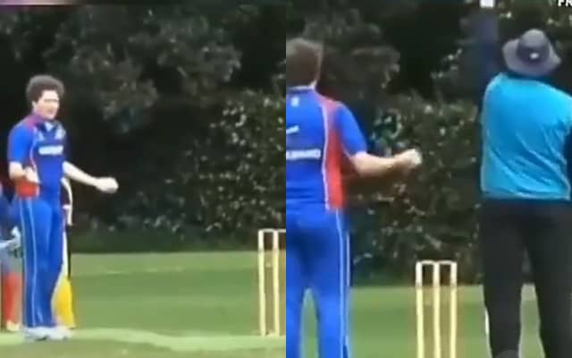 Funny Umpiring (Pic Source-Twitter)