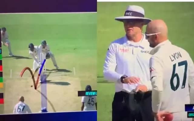 Shubman Gill Survives on Third Day (Pic Source-Twitter)