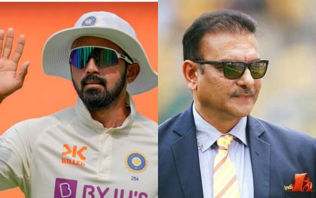 KL Rahul Ravi Shastri (Photo Source: Twitter)