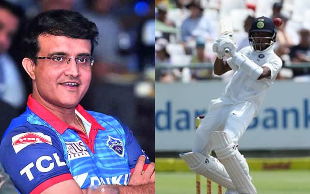Sourav Ganguly and Hardik Pandya (Pic Source-Twitter)