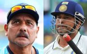 Ravi Shastri and Sachin Tendulkr (Pic Source-Twitter)