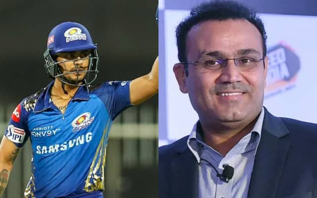Ishan Kishan Virender Sehwag (Photo Source: Twitter)