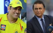 Mahendra Singh Dhoni And Sunil Gavaskar (Photo Source : Twitter)