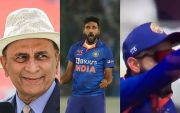 Sunil Gavaskar, Mohammed Siraj and Virat Kohli (Image Source: Twitter)