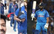 Rohit Sharma and his Cricket Fan (Image Credit- Twitter)