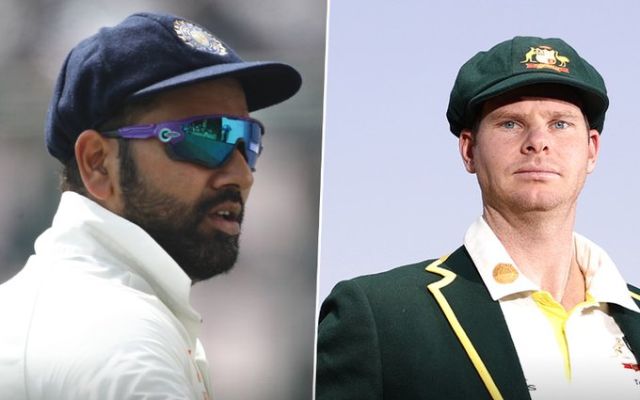 Rohit Sharma and Stive Smith (Image Credit- Twitter)