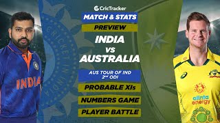 IND vs AUS | ODI | Match 2 | Visakhapatnam | Match Stats and Preview | CricTracker
