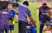 Ben Stokes With RR Team (Image Credit- Instagram)