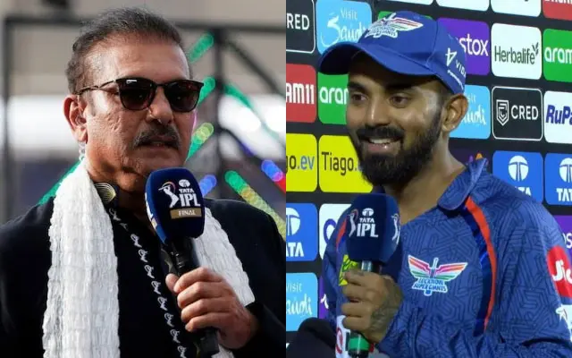 Ravi Shastri And KL Rahul (Photo Source: Twitter)