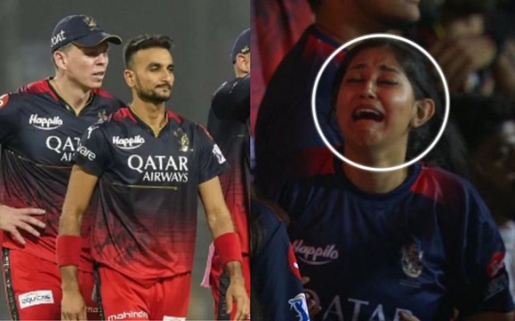 RCB Fangirl Hit Headlines (Image Source: Twitter)