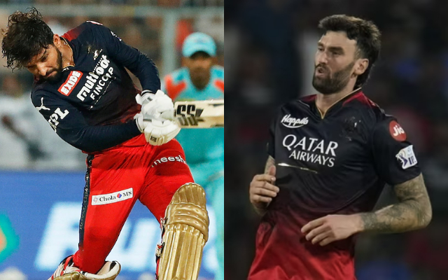 Rajat Patidar & Reece Topley (Photo Source: Twitter)