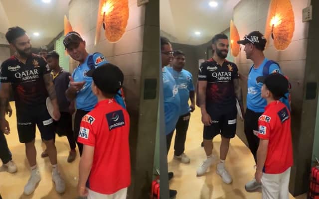 Virat Kohli and Ricky Ponting (Pic Source-Twitter)