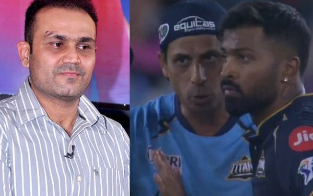 Virendra Sahwag And Ashish Nehra (Photo Source: Twitter)