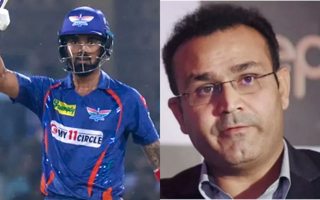 Virendra Sehwag And KL Rahul (Photo Source: Twitter)
