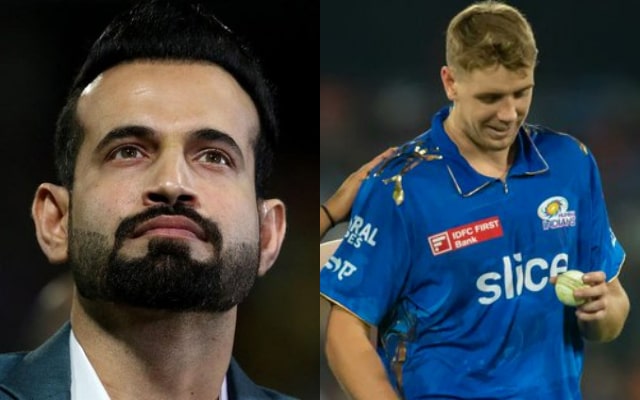 Cameron Green And Irfan Pathan (Photo Source: Twitter)