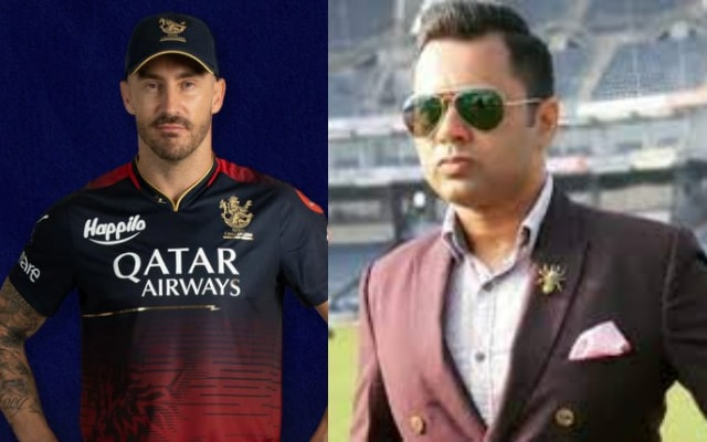 faf du plessis And Akash Chopra (Photo Source: Twitter)