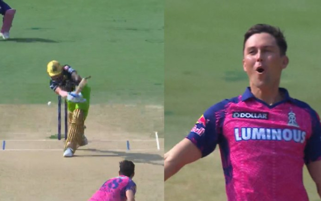 Virat Kohli and Trent Boult (Pic Source-Twitter)