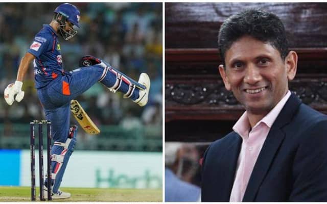 KL Rahul and Venkatesh Prasad (Pic Source-Twitter)