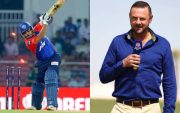 Prithvi Shaw and Simon Doull (Pic Source-Twitter)