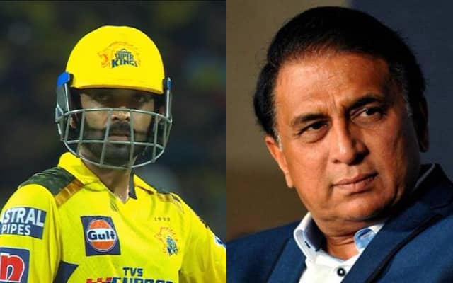 Ajinkya Rahane Sunil Gavaskar (Photo Source: Twitter)