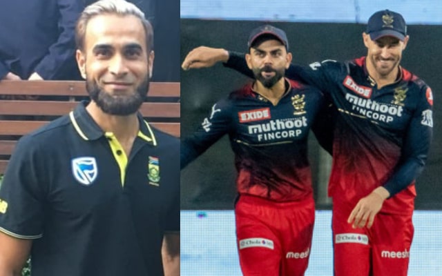 Imran Tahir And Virat Kohli- Faf Du Plesis (Photo Source: Twitter)