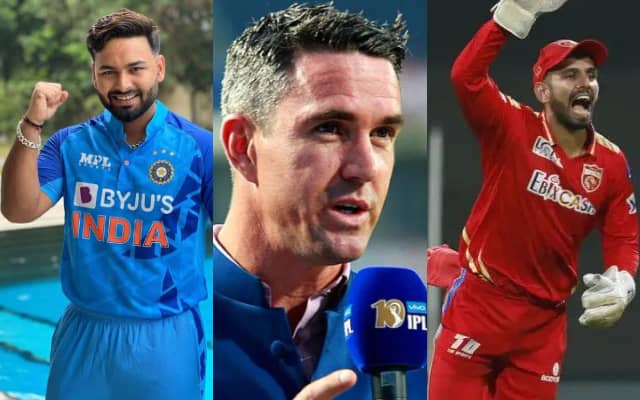 Rishabh Pant Kevin Petersen Jitesh Sharma (Photo Source: Twitter)