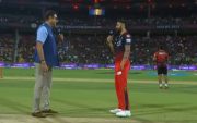 Virat Kohli During Toss (Pic Source-Twitter)