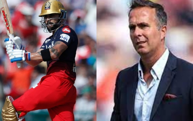 Michael Vaughan And Virat Kohli (Photo Source : Twitter)