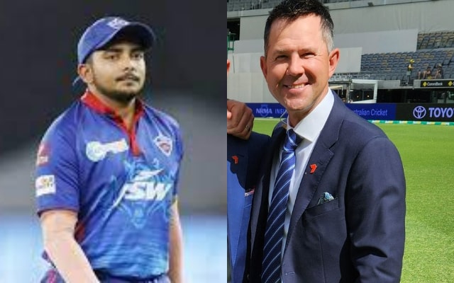 Ricky Ponting And Prithvi Shaw (Photo Source: Twitter)