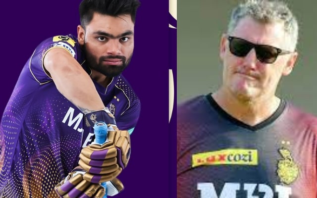 David Hussey And Rinku Singh (Photo Source: Twitter)