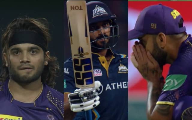 Suyash Sharma, Vijay SHankar and Nitish Rana (Pic Source-Twitter)