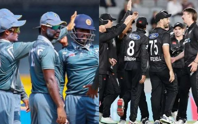 Srilanka and Newzealand Cricket Team (Image Credit- Twitter)