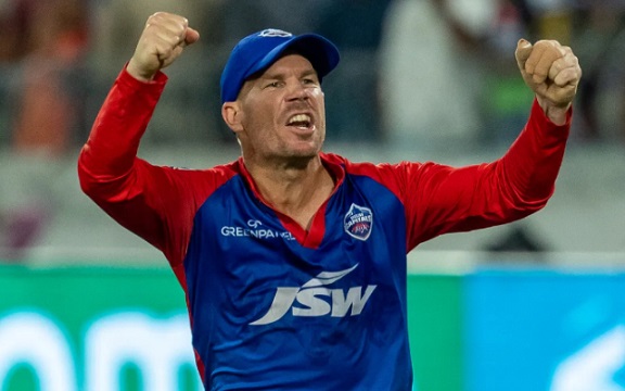 David Warner. (Image Source: BCCI-IPL)