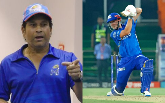 Cameron Green and Sachin Tendulkar (Image Credit- Twitter)