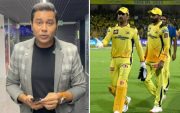 Aakash Chopra and MS Dhoni (Image Credit- Twitter)