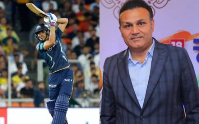 Shubman Gill Virender Sehwag (Photo Source: Twitter)